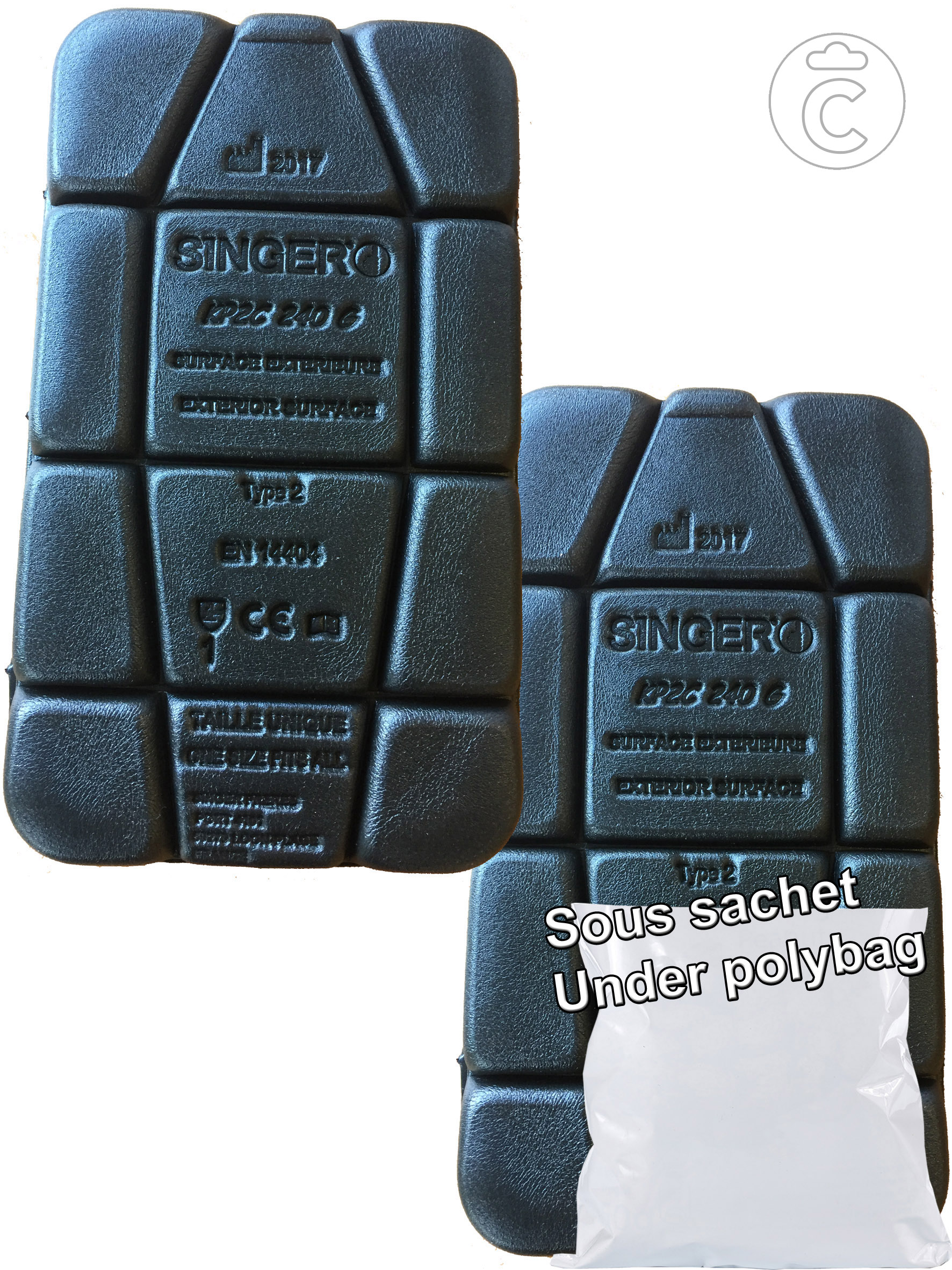 PROTECTION DE GENOUX 24 CM CAV