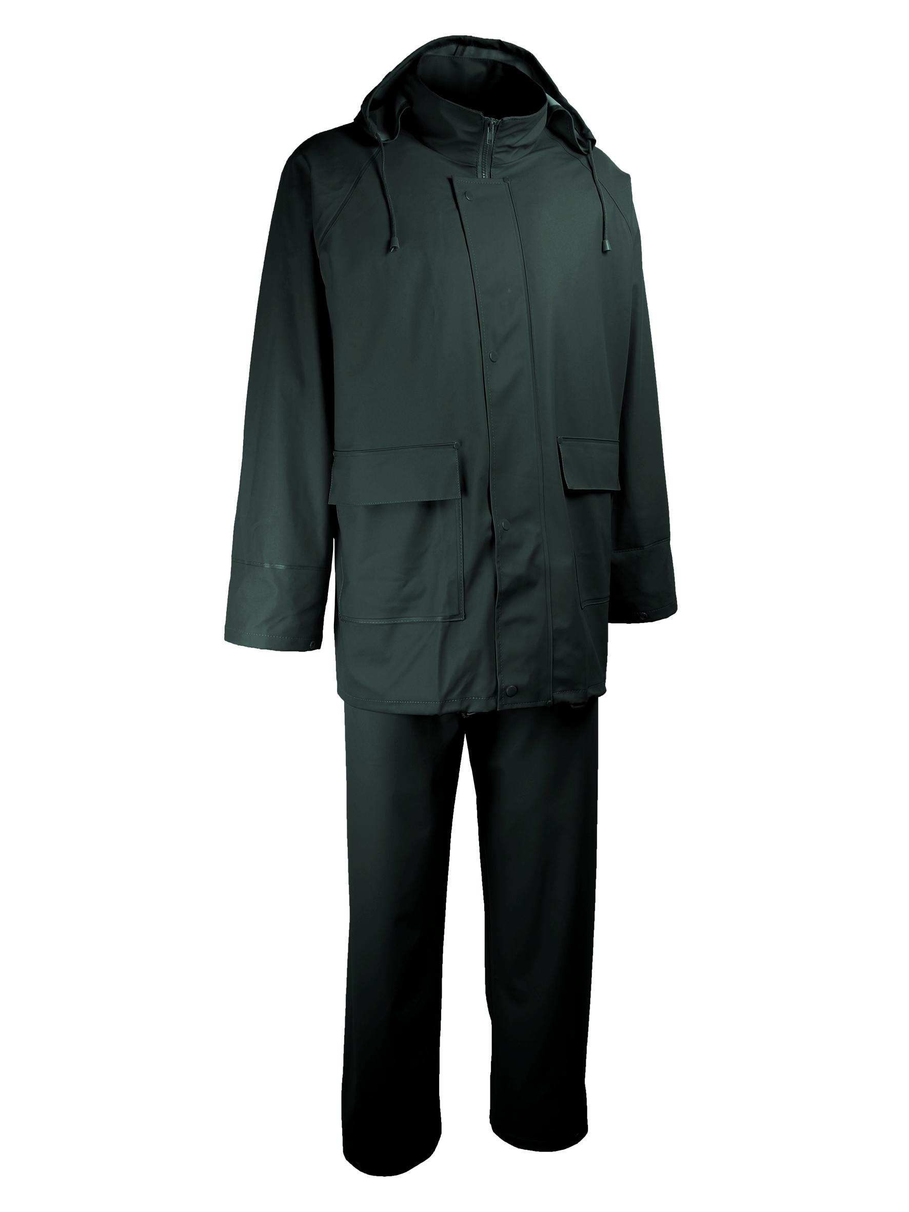 ENSEMBLE  PLUIE PU VERT 4XL
