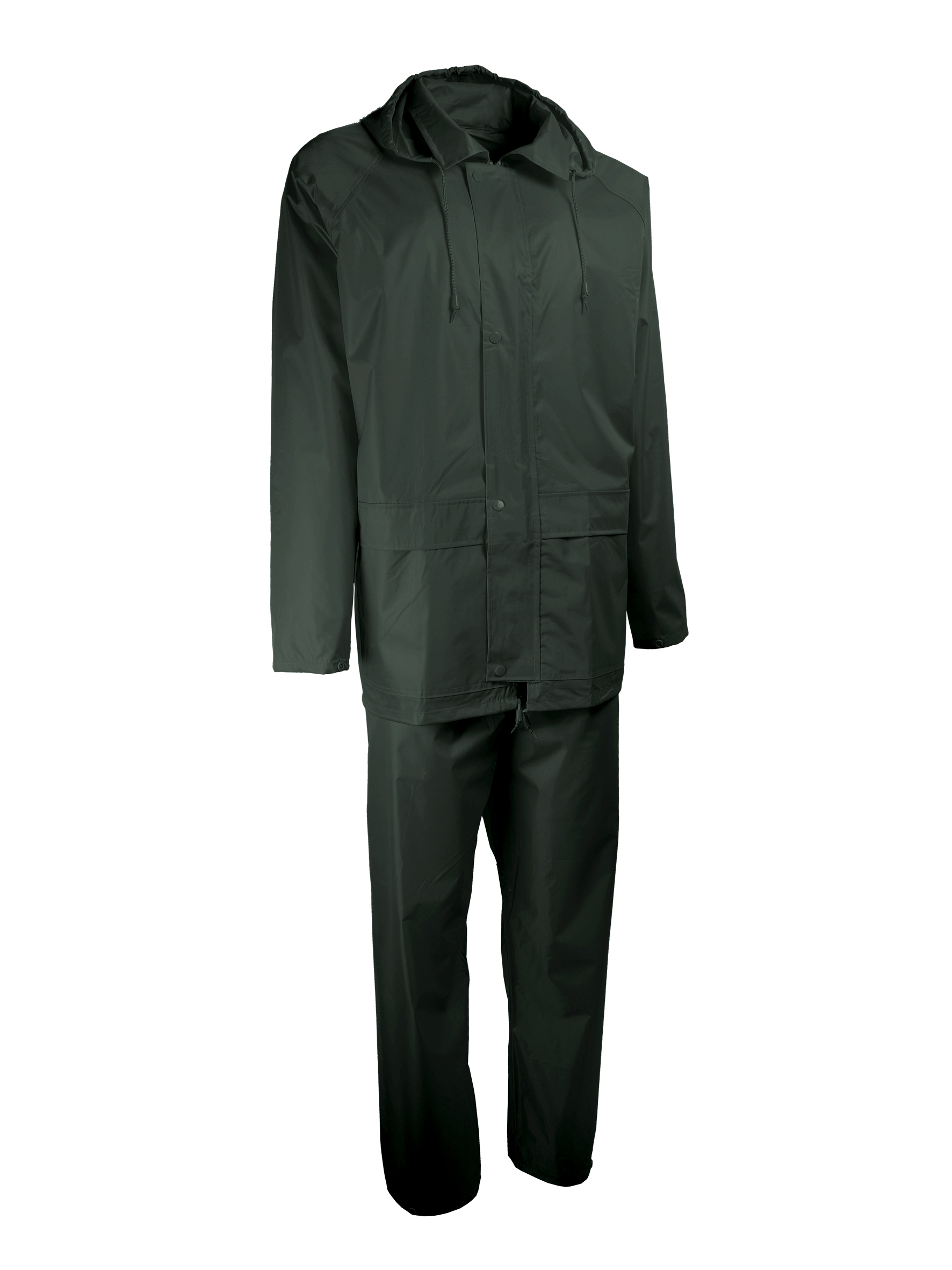 ENSEMBLE PLUIE NYL/PVC VERT, 4XL