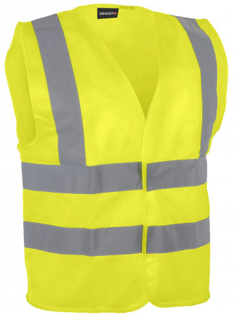 GILET HV JAUNE 4 BANDES M