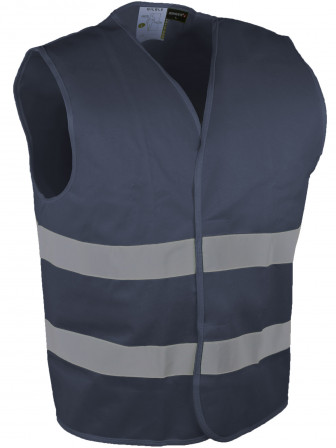 GILET BLEU 2 BANDES HV XL
