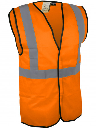 GILET HTE VIS. ORANGE T.XXL