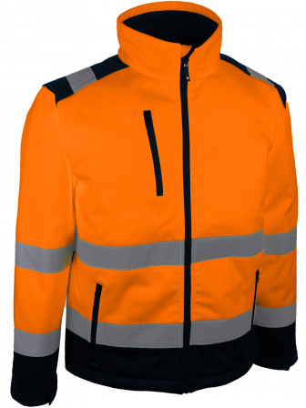 VESTE SOFTSHELL HV ORANG XL