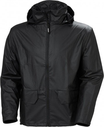 Veste imperméable en PUélastique taille L noire