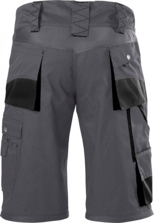 Bermuda  hommes 24,gris foncé/noir, T.48