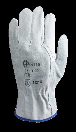 Gants EUROSTRONG 1240 fleur standard dos croute T11