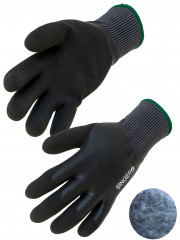 GANTS DOUBLE ENDUC LATEX FOURRE T10