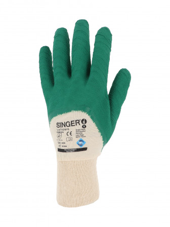 GANTS LATEX VERT S/INTERLOCK 7 CA