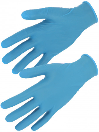 100 GANTS NITRILE BLEU M