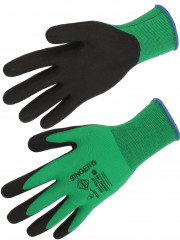 GANTS TRICOTE J15 END PVC CFT,8 NOIR