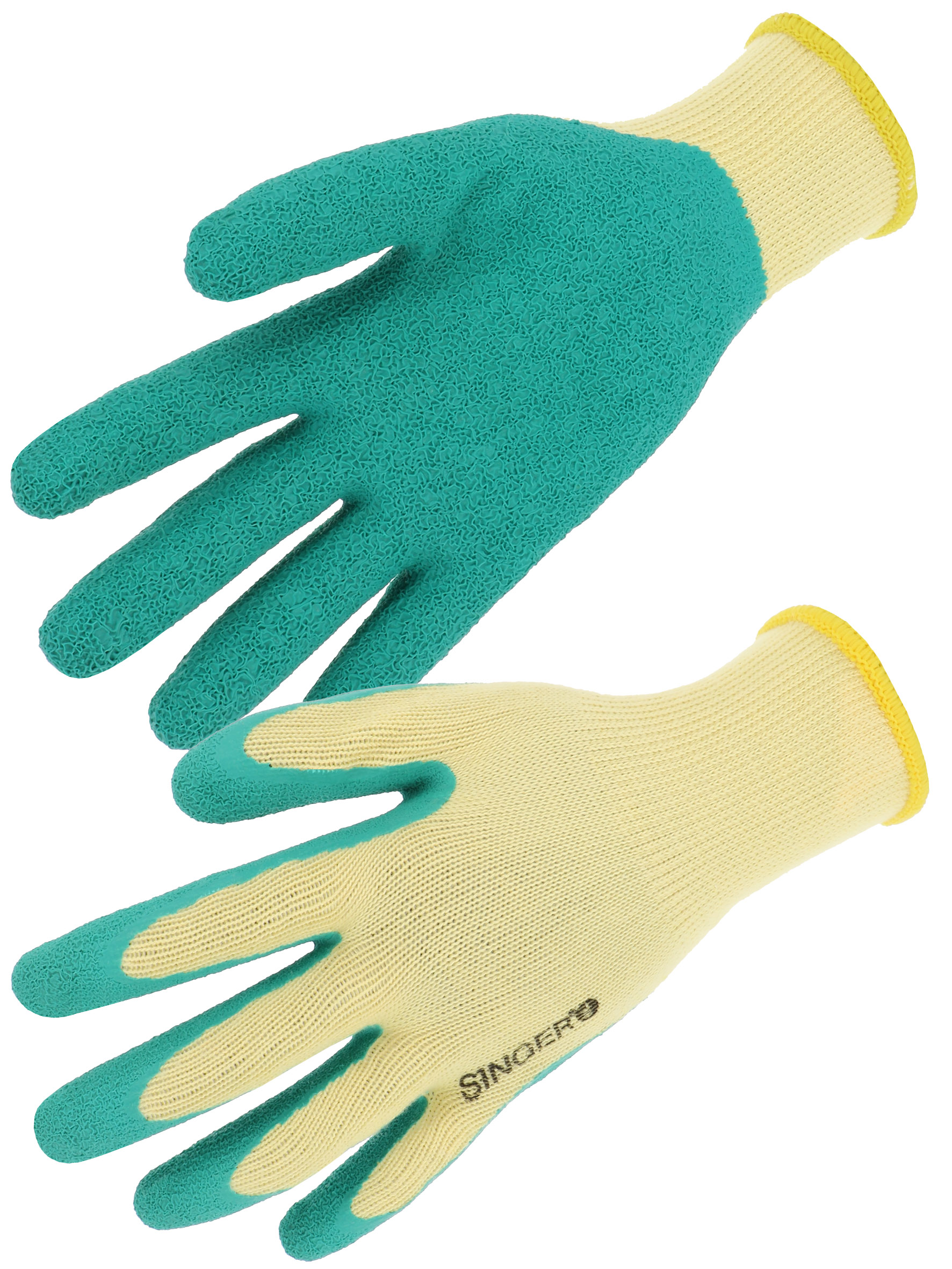 GANTS TRICOTE JAUGE10 END LATEX T 10