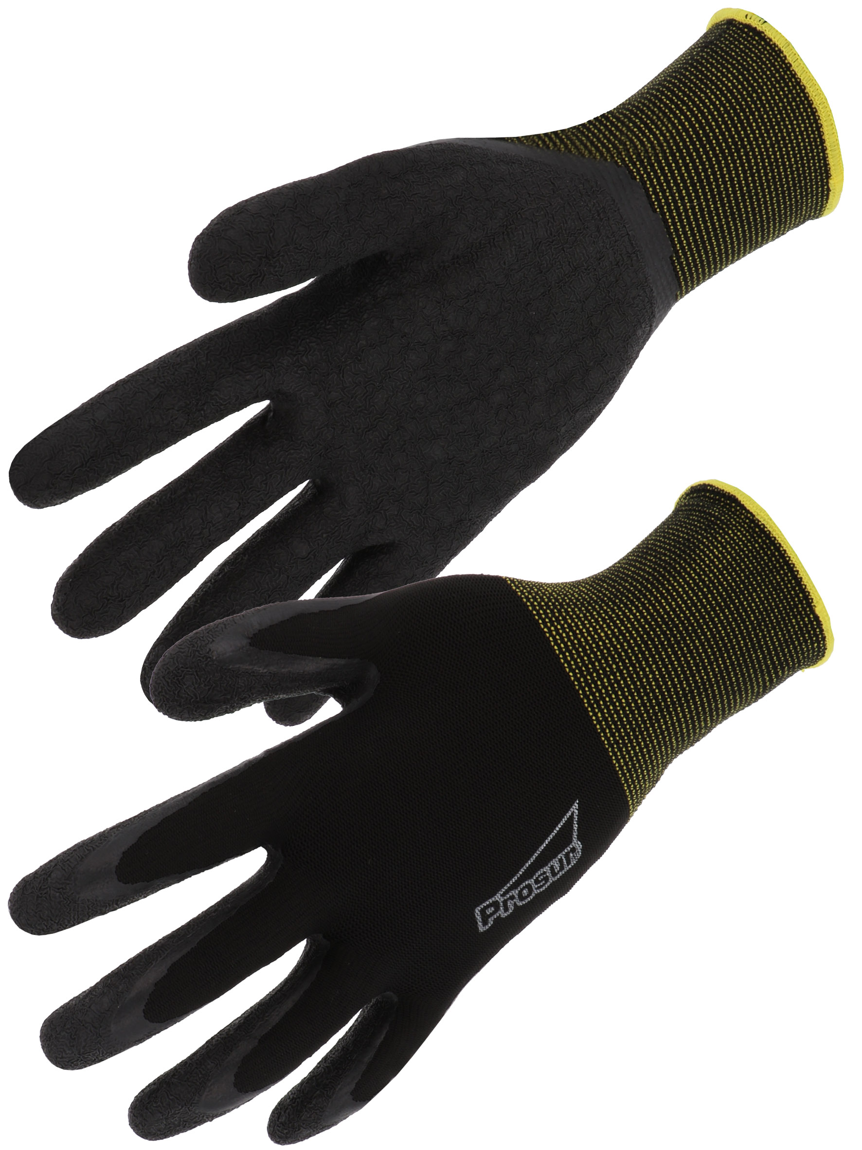 GANTS POLYESTER NOIR END LATEX NOIR,11