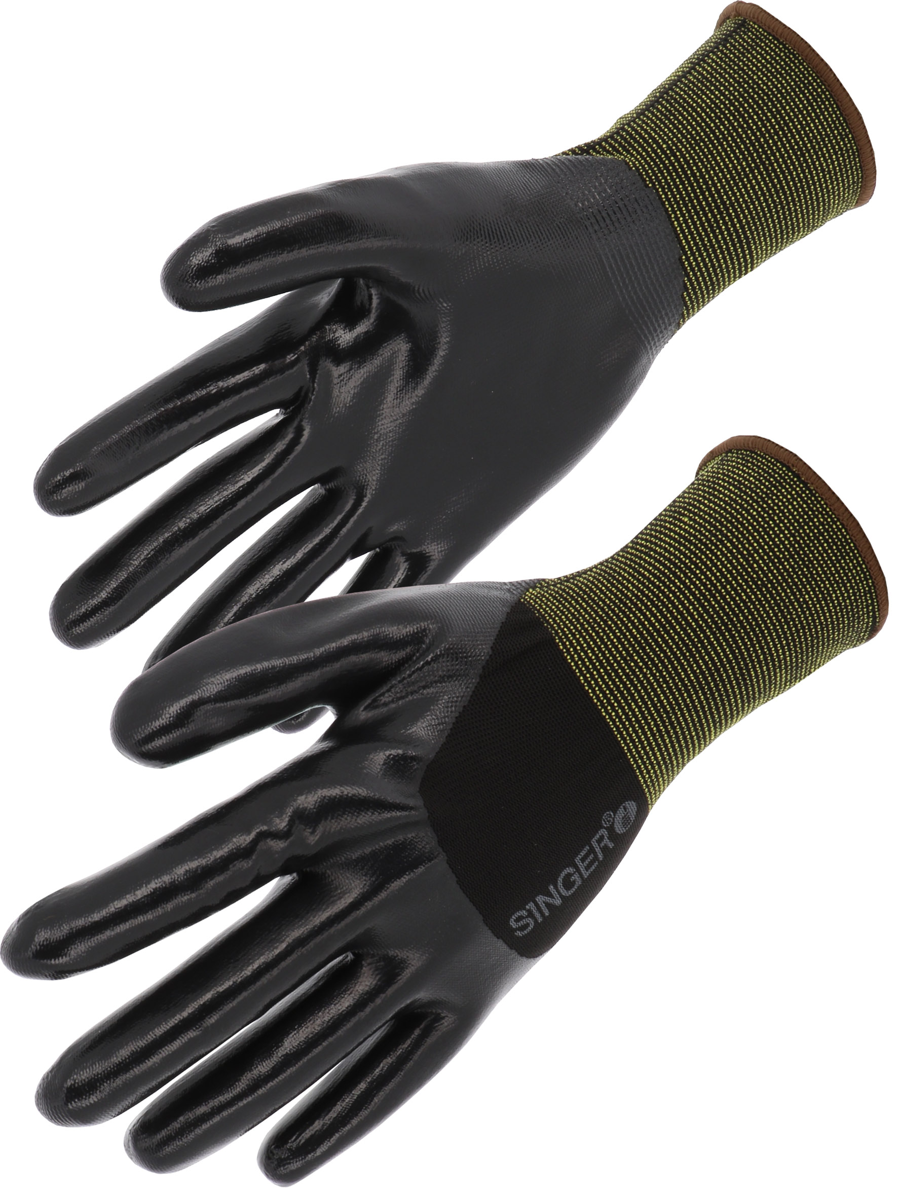 GANTS NYLON 3/4 NOIR END NIT 8