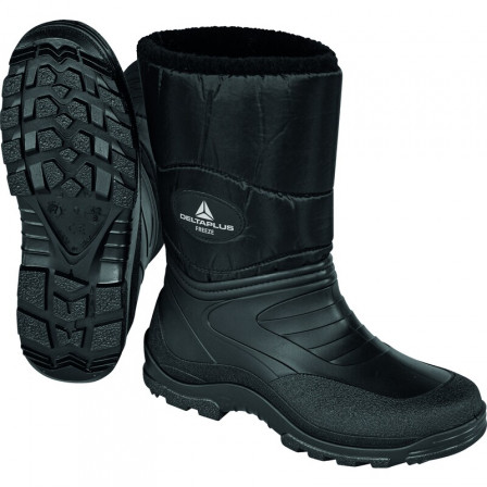 DEMI BOTTE PVC FREEZE NOIR 48