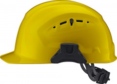 Casque CrossElectric ferm eture rotative, jaune