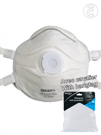 2 MASQUES FFP3D A VALVE, CAV