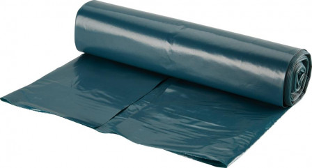 Sac poubelle 120L bleu en v. 68 µm rouleau de 15