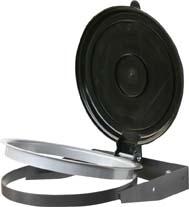 Fixation pour sac poubell e mur 70-120 L, couvercle gris