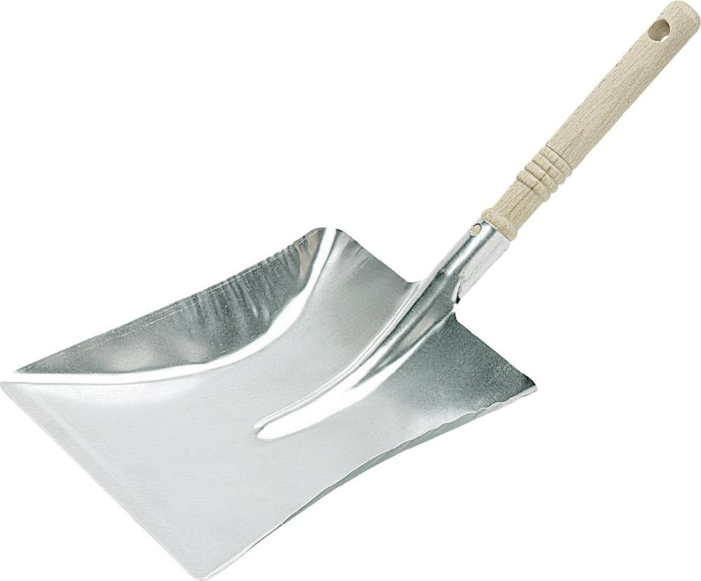 Pelle avec manche en bois métal galvanisé