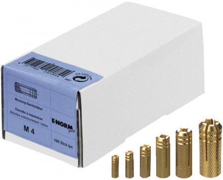Cheville expansible laiton M16 E-