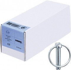 Goupille clip DIN 11023 4,5 zn HP E-