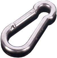 Mousquetons de pompiers zingués 100 x 10 mm