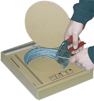 Boîte pour câblemétallique 6x7,inoxydable 2mmx200 m