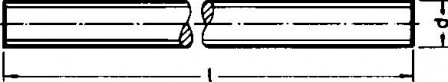 Tige filetée DIN 976M 4 zn