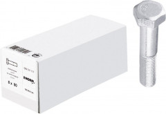 Vis tête hexa. DIN 931 M 6x 30 8.8 zn HP 