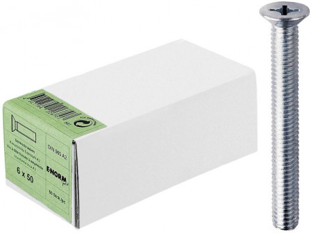 Vis tête frais.inox DIN 965 M 4 x 10 A2 