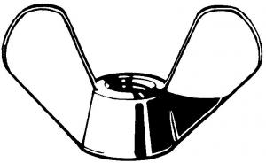 ECROU A OREILLES LT M8  DIN315