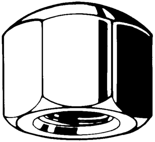 ECROU H BORGNE BAS AC-I A4-50 M24  DIN917