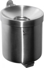 Cendrier muralbasculant Rondo, Junioracier inoxydable