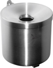 Cendrier muralbasculant Rondo, Senioracier inoxydable