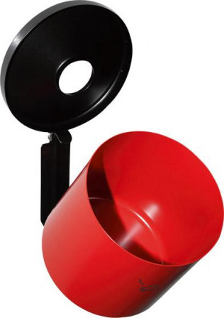 Cendrier muralbasculant Rondo, Seniorrouge