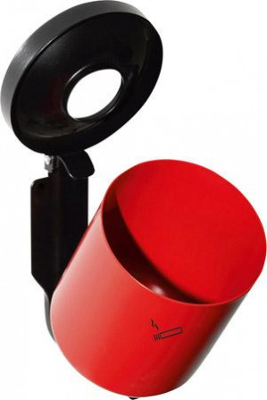 Cendrier mural basc RondoJunior rouge