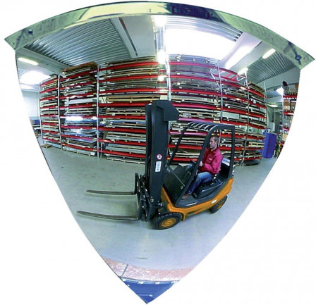 Miroir coupole90° D80cm