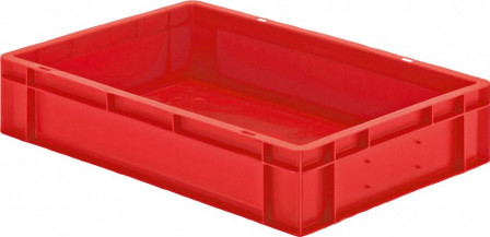 Bac de transport à empiler 600x400x120 mm rouge