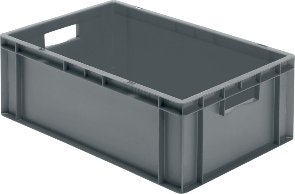 Bac de transport à empiler 600x400x210 mm gris