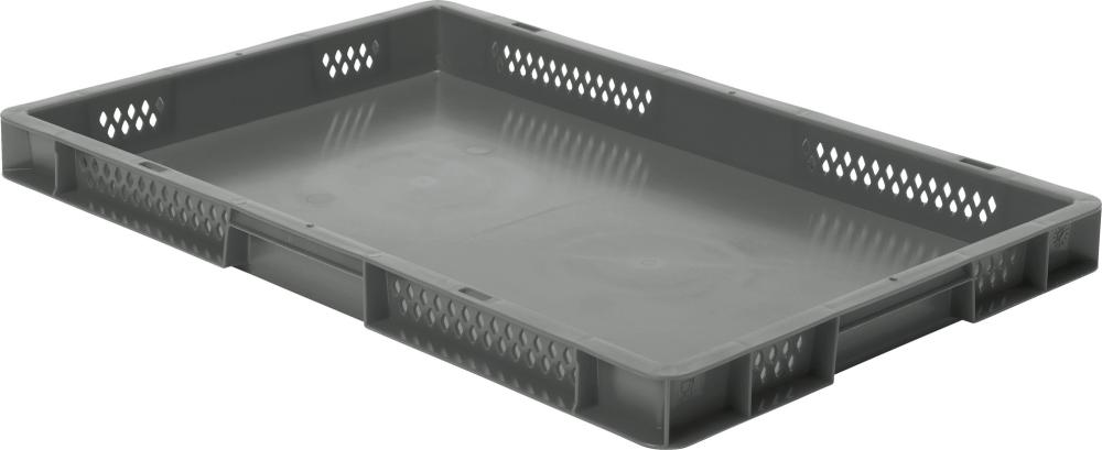 Caisse de transport à emp iler TK600/50-0, gris