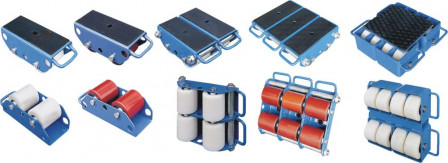 Patin rouleur 12 t AS120-P -40,0x34,5x14,5cm