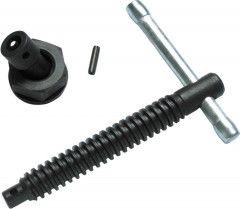 Embout avec vis pour presse à vis de mécanicien tout acier 