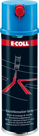 Spray de marquage pour chantier aérosol 500ml bleu