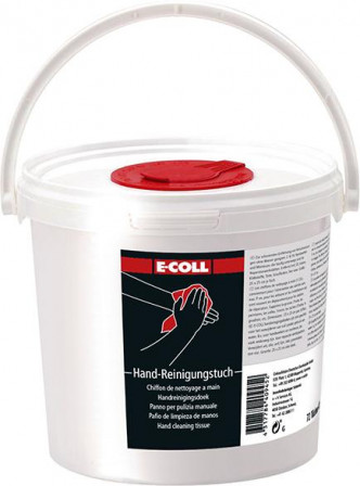 Seau distributeur avec 72lingettes pour les mains 