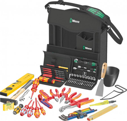 Jeu d'outils E1 Électricien 73 pcs. dans boîte textile 