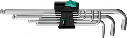 Jeu de clés mâles coudées950PKL/9SMN 9 pièces Wer a