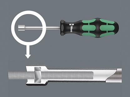 Tournevis à douilles HOLO7x80mm 