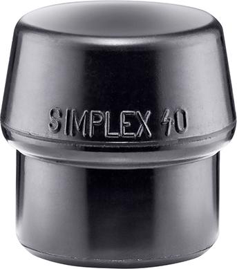 Tête de maillet SIMPLEX caoutchouc 40mm 