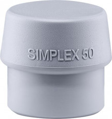 Tête de maillet SIMPLEX TPE-mid 50mm non abrasif, mi-dur 