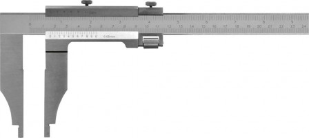 Pied à coulisse d'ateliersans pointe réglage fin 1500x200mm 